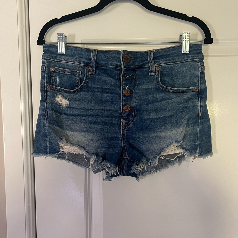 AMERICAN EAGLE SUPER STRETCH HI RISE SHORTIE